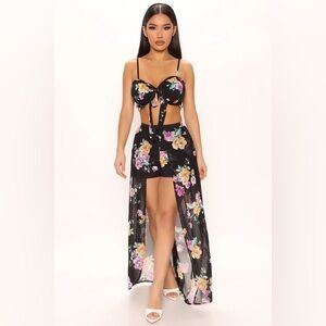 Fashion Nova Sand and Sunshine Tropical Set